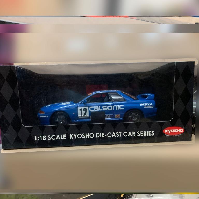 全新未開封絕版Kyosho 1:18 Nissan Skyline R32 Calsonic #12 # 12 R