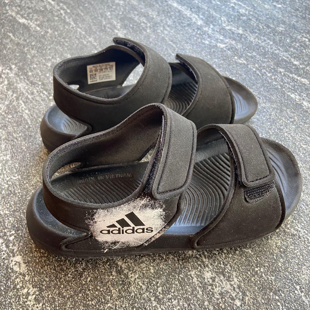 adidas black sandals