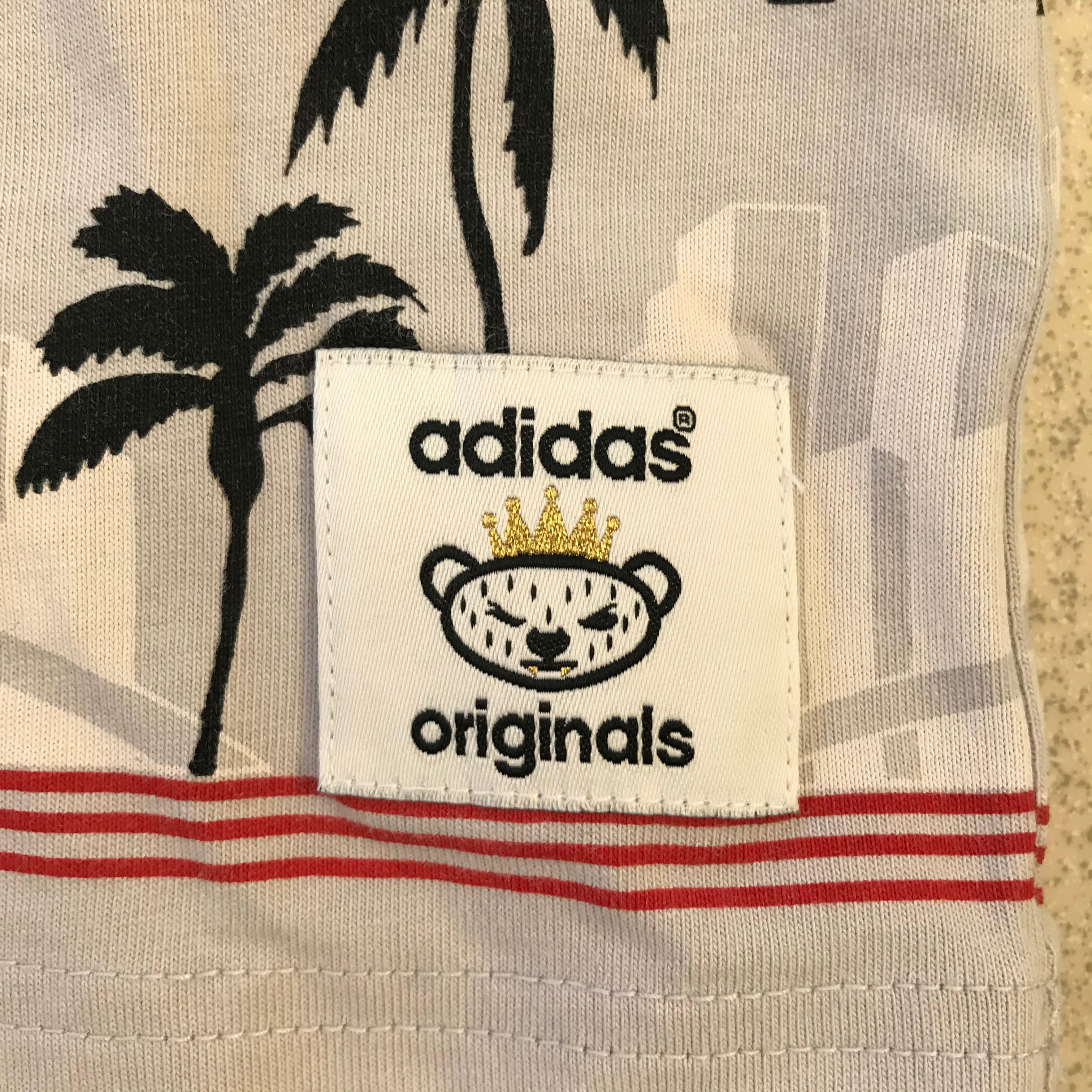 adidas Originals By NIGO Brown Bear Logo Tee