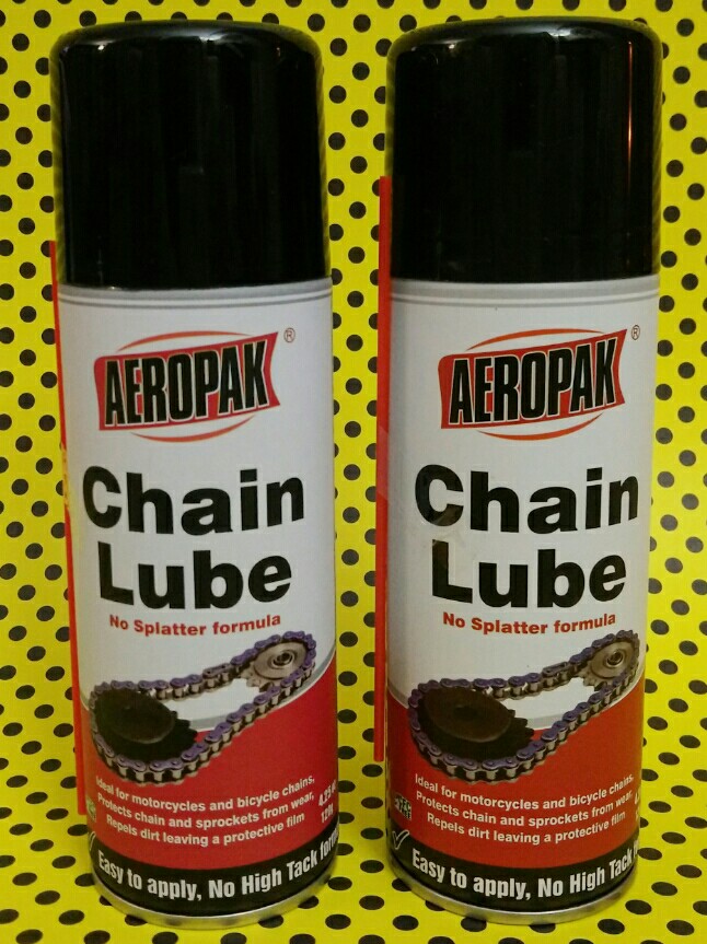 Aeropak chain lube, Motorcycles, Motorcycle Accessories on Carousell