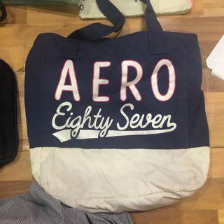 Aeropostale canvas tote beach bag
