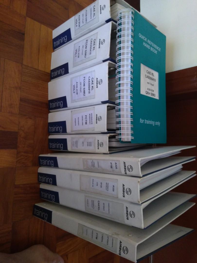 Airbus A320 FCOM (Category: Textbooks) located in Las Pinas. Submitted by heero.usmc (Listing ID 1066458725, Image 3). Description: Airbus flight crew operating manuals ( for training only ).