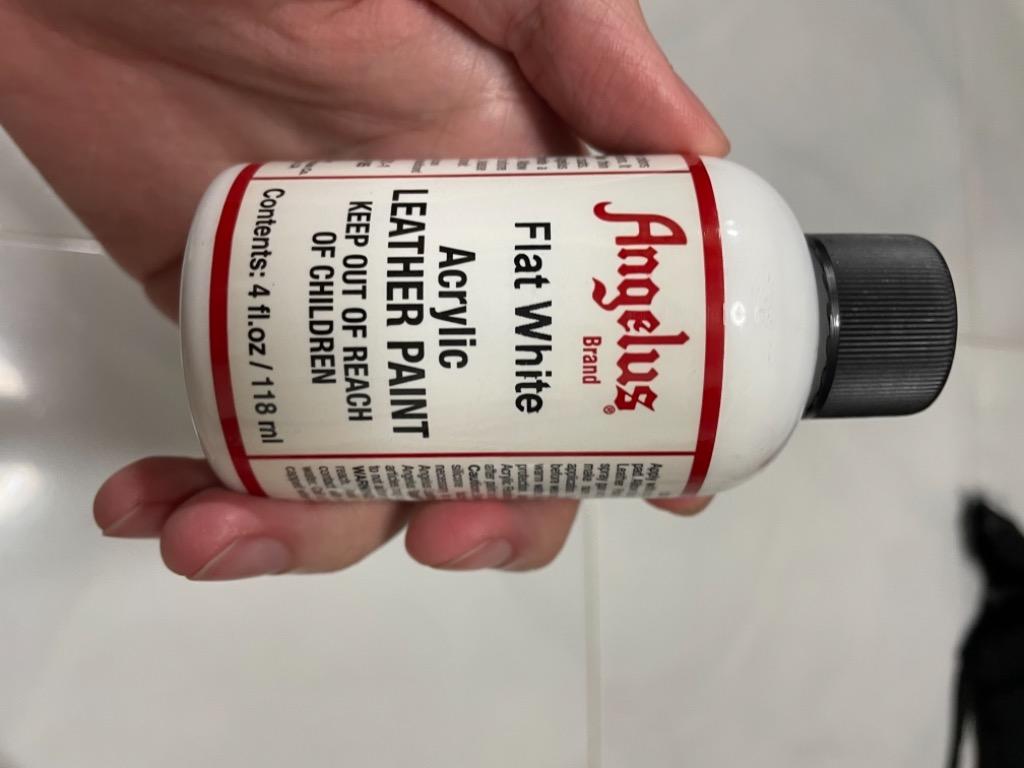White on sale leather paint