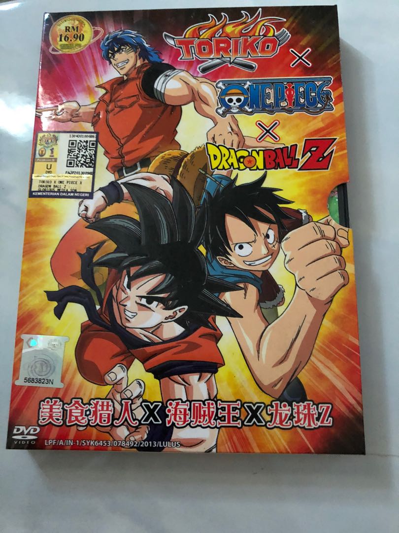 Anime DVD [Toriko x one piece x dragon ball Z ] [One punch man][Naruto]