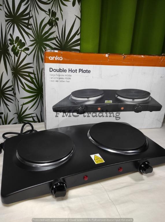 Anko Double Hot Plate, Furniture & Home Living, Kitchenware & Tableware, Dinnerware & Cutlery on