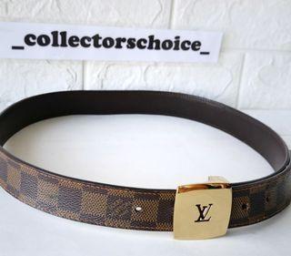 Authentic Louis Vuitton Damier Ebene Reversible Belt