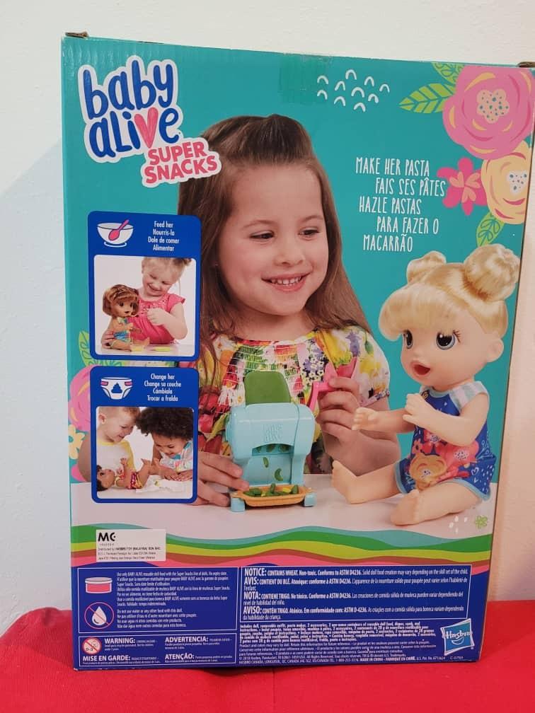 HASBRO Baby alive super snacking Hobbies Toys Toys Games on
