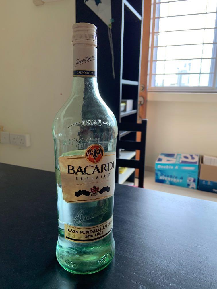 Bacardi Superior (OPENED), Food & Drinks, Alcoholic Beverages on Carousell