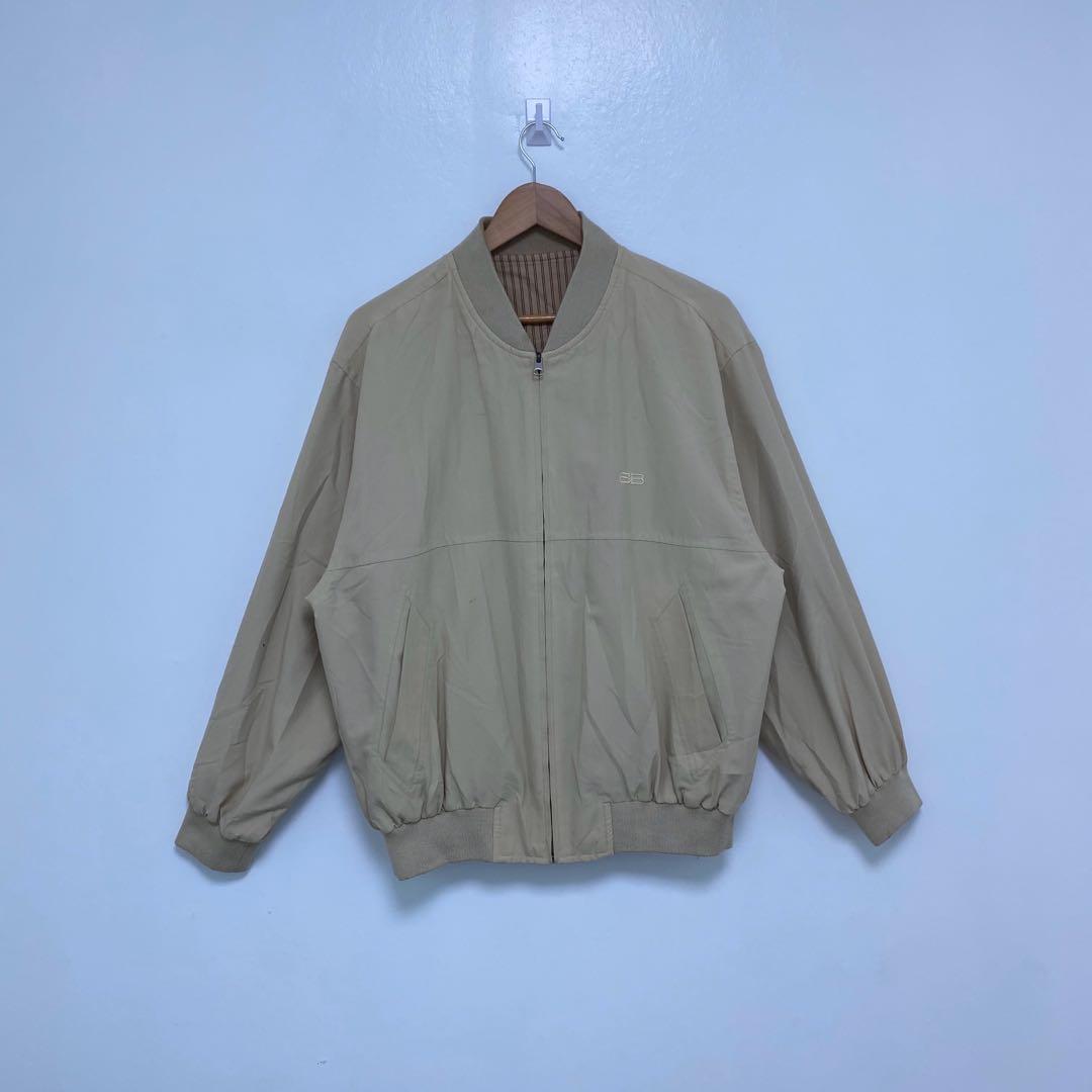 Balenciaga Reversible Bomber Jacket Vintage (Category: Coats, Jackets and Outerwear) located in Pasig City. Submitted by asmus19 (Listing ID 1066596302, Image 3). Description: Balenciaga Reversible Bomber Jacket Vintage Size 5 Fit Large-XL Chest width 24.5 inches Length 27 inches Good Condition Issue: Small burn hole.