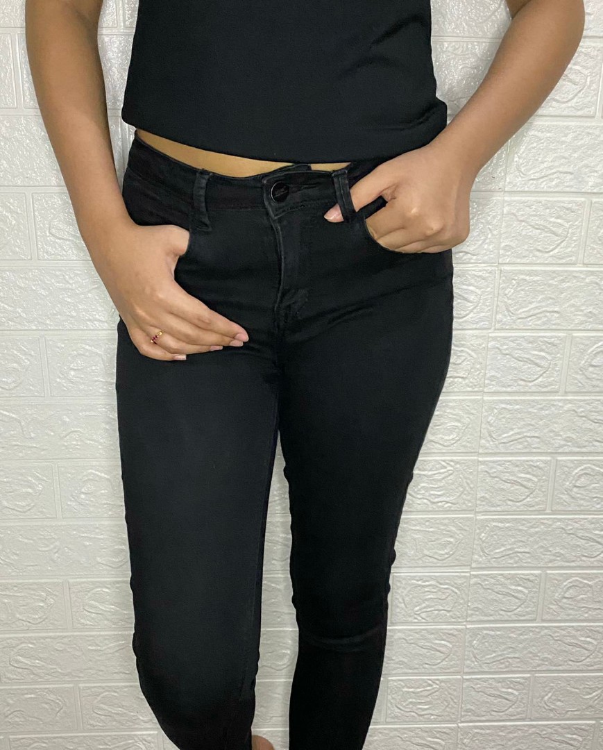 womens black high waisted pants
