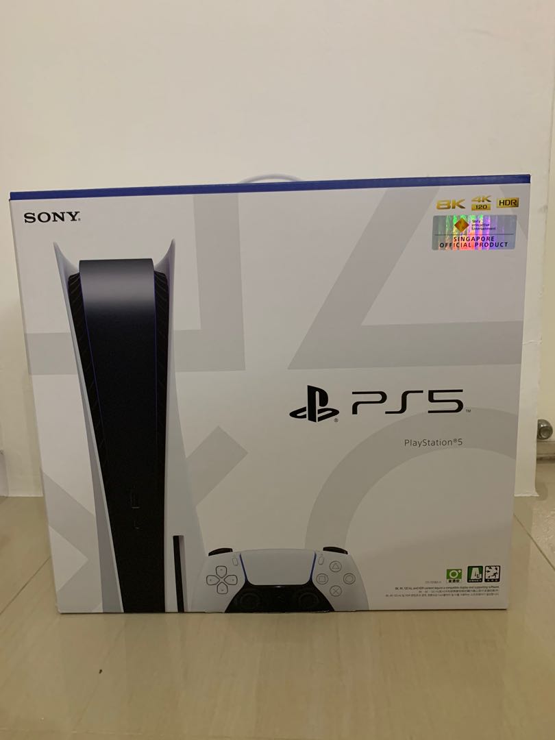 BNIB Sony PS5/ PlayStation 5 Standard Disc Version Console (1 year SONY ...