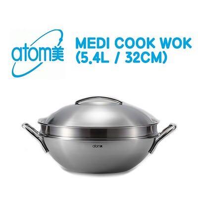 Atomy Medicook 22Cm Fry Pan 5-Ply 316 Medical Stainless Steel