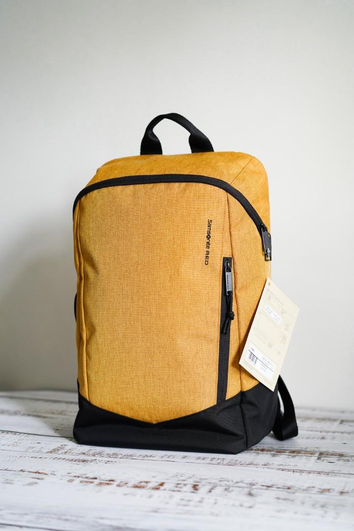 samsonite red dobin backpack