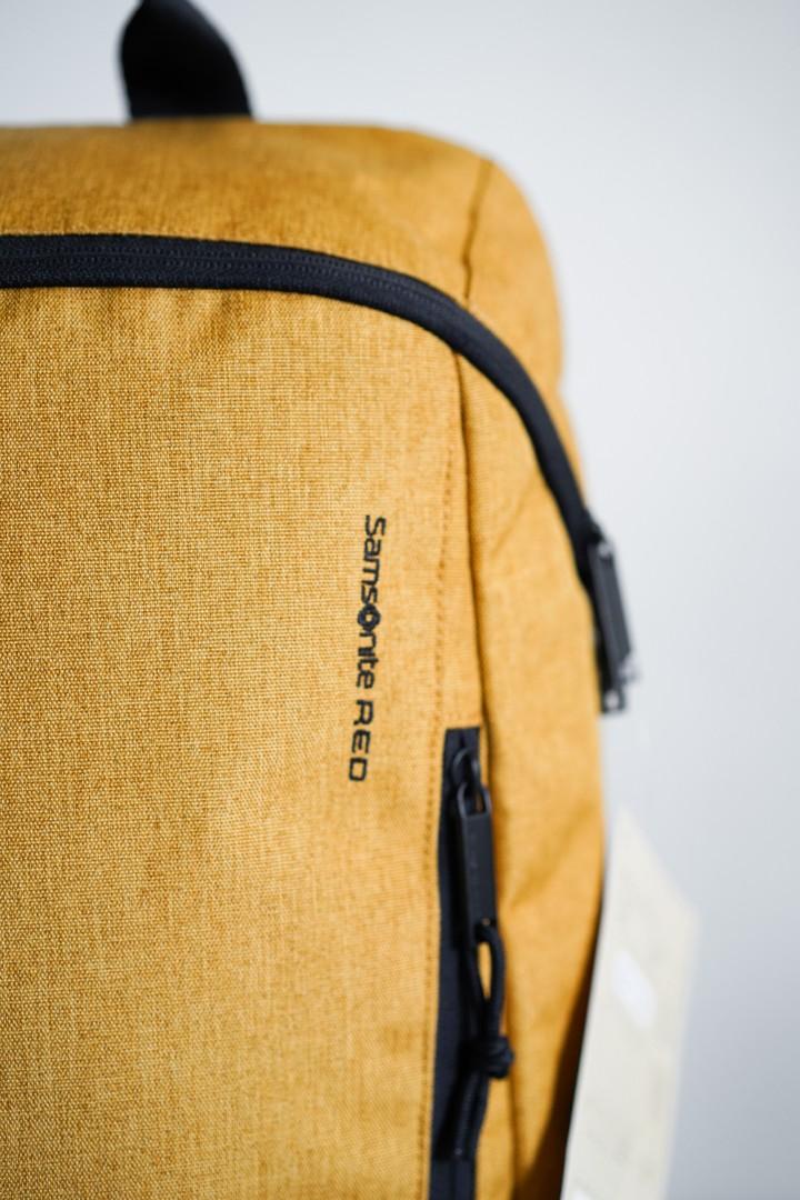 samsonite red dobin backpack