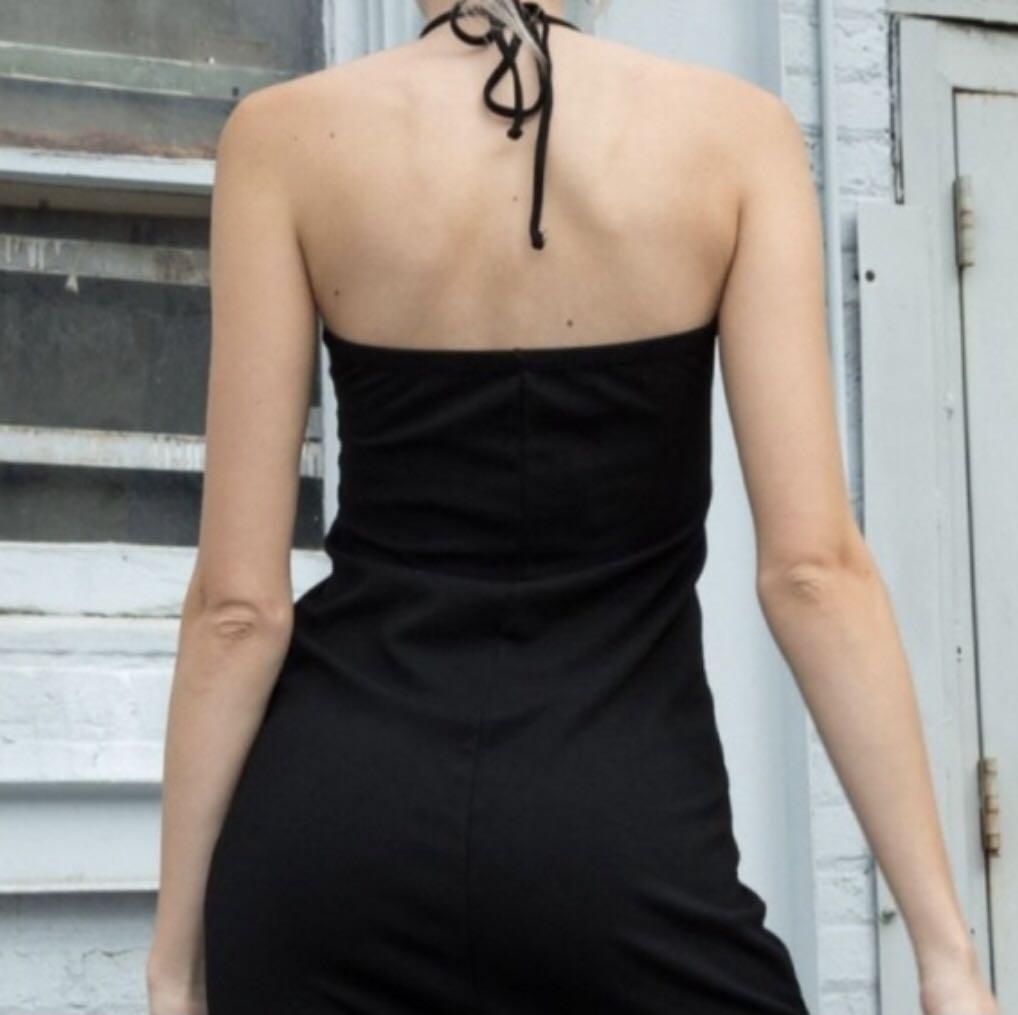 Brandy Melville Black Halter Dress
