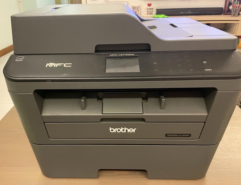 Brother laser printer+copier+scanner (black and white), Computers