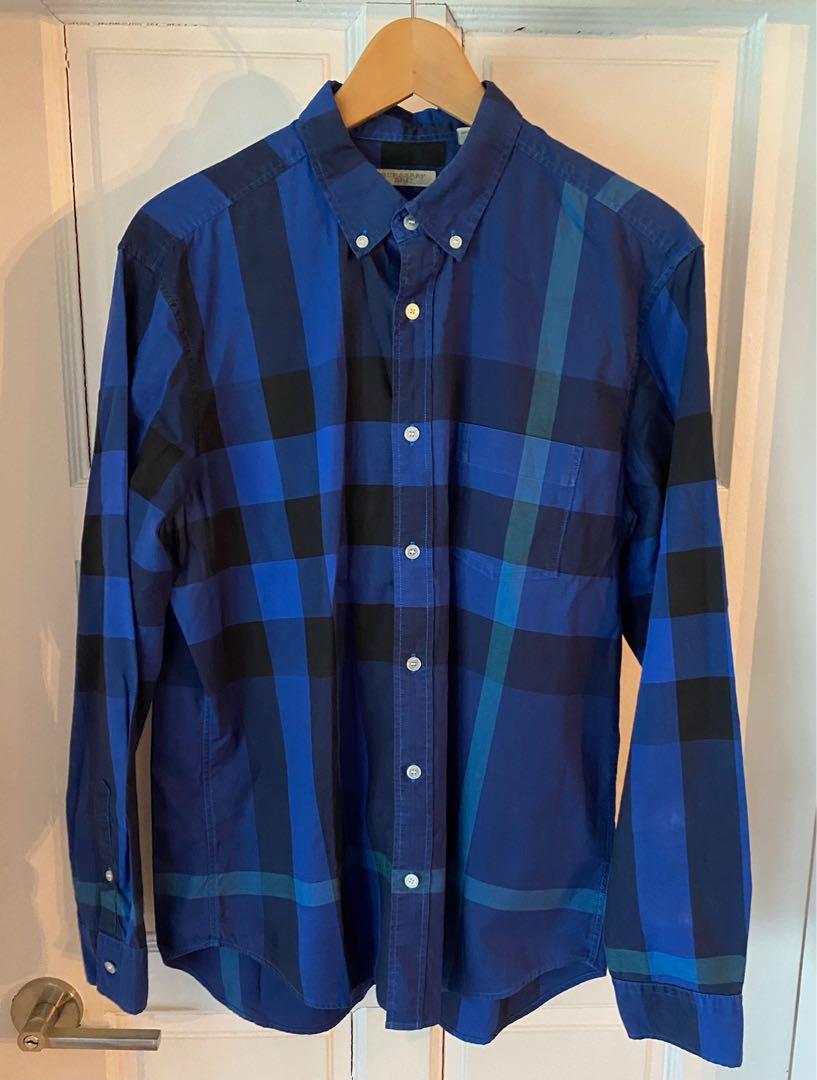 Burberry Brit Flannel Shirt Luxury Apparel on Carousell