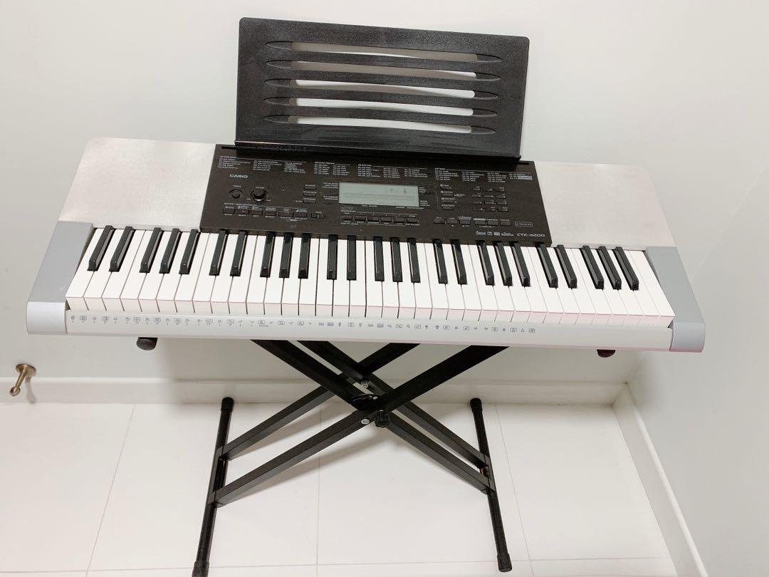 Casio CTK 4200 electronic keyboard with stand Everything Else on Carousell