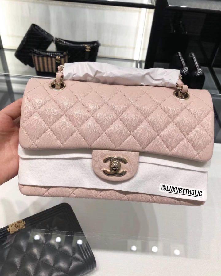 Chanel Rose Clair Caviar 2025