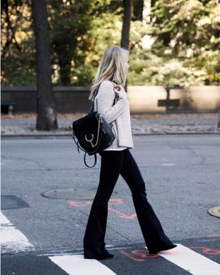 Chloe faye online black backpack