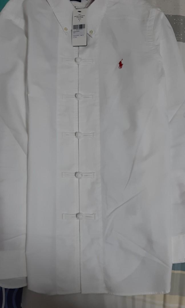 Clot Juice x Polo Ralph Lauren BD Shirt White sz M chambray edison yeezy  350 380 700 jordan dunk sb, Men's Fashion, Tops \u0026 Sets, Tshirts \u0026 Polo  Shirts on Carousell