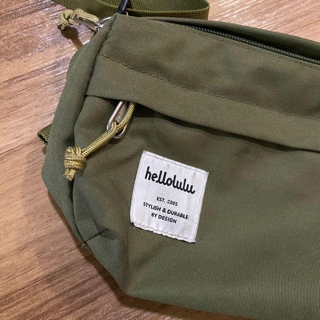 CNY SALES Hellolulu Hollis Olive Green Mini Sling Bag Men s