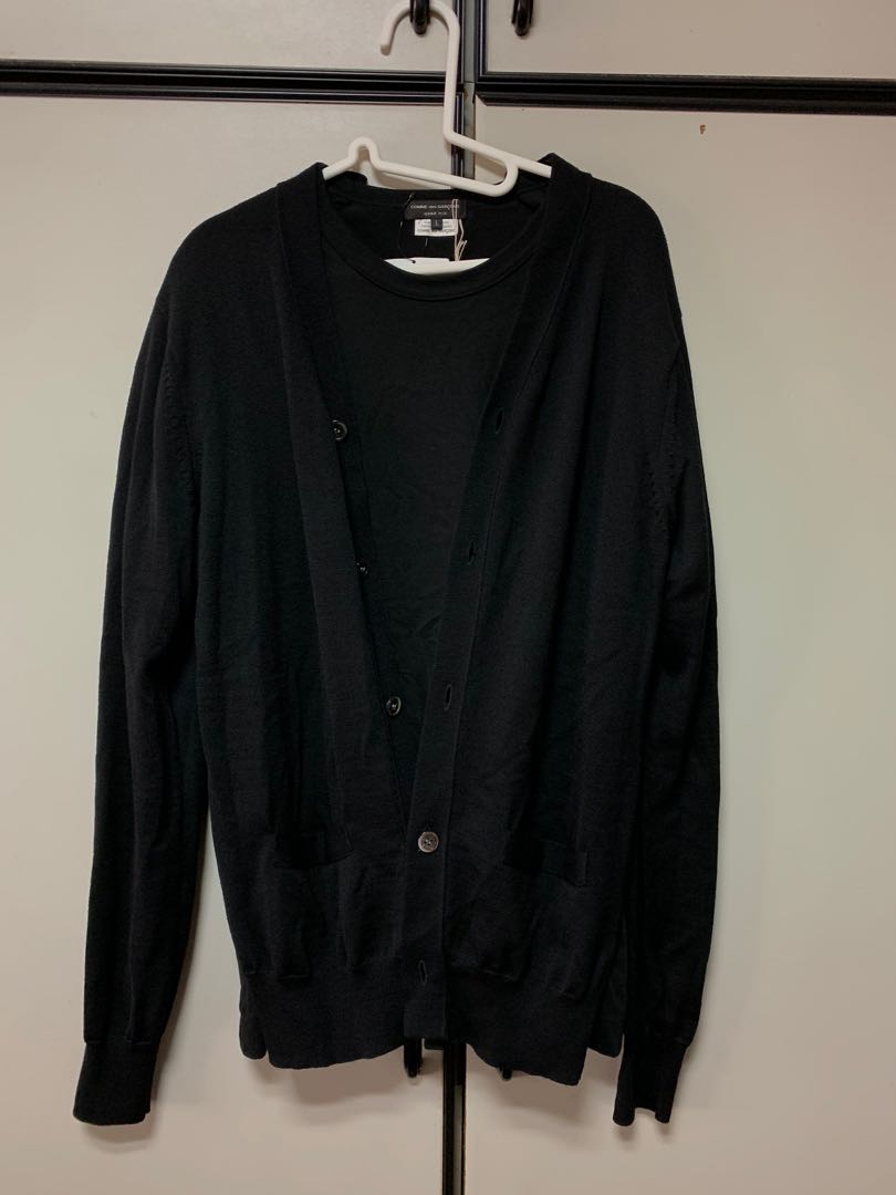 Comme Des Garcons Homme Plus Shirt Cardigan Hybrid, Men's