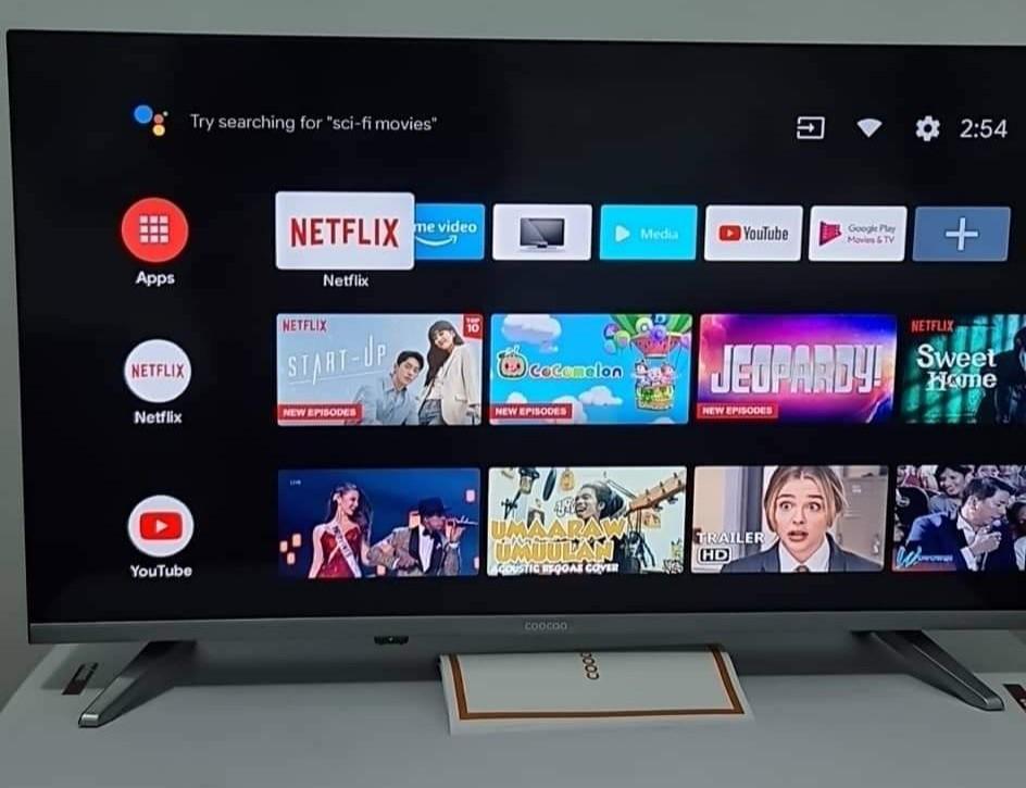COOCAA [32S6G] 32 Inch Android 9.0 Pie & Smart HD LED TV Slim Bluetooth