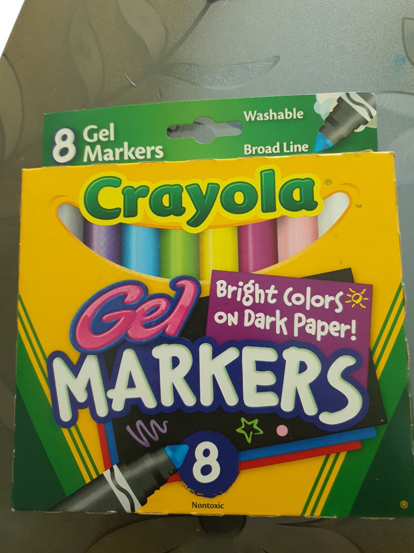 Crayola Gel Markers 8, Hobbies & Toys, Stationery & Craft, Other