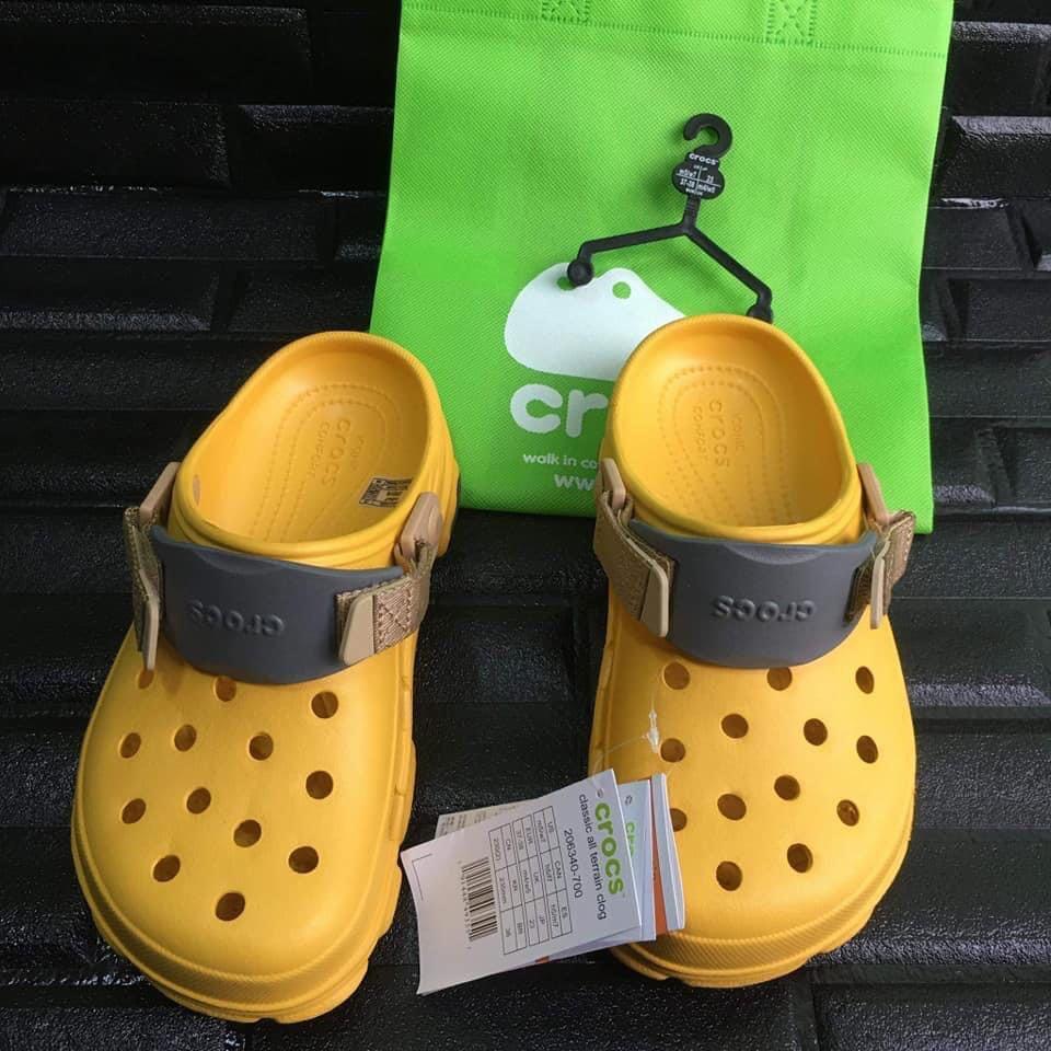 Yellow all terrain 2025 crocs