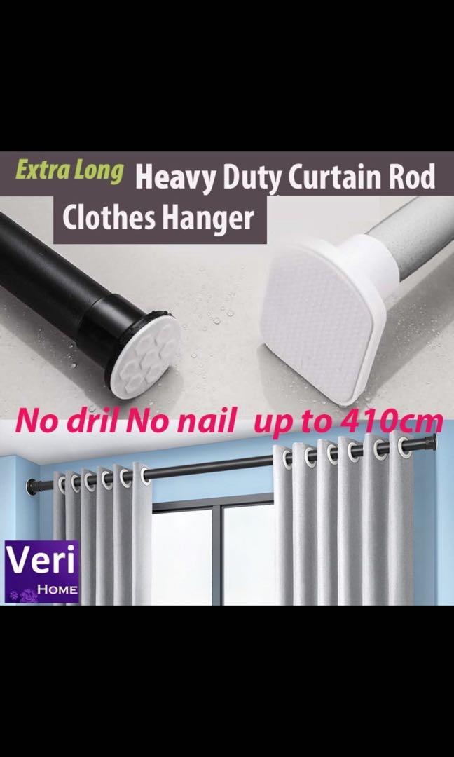 Curtain Rod No Drill Furniture Home Decor Others On Carousell