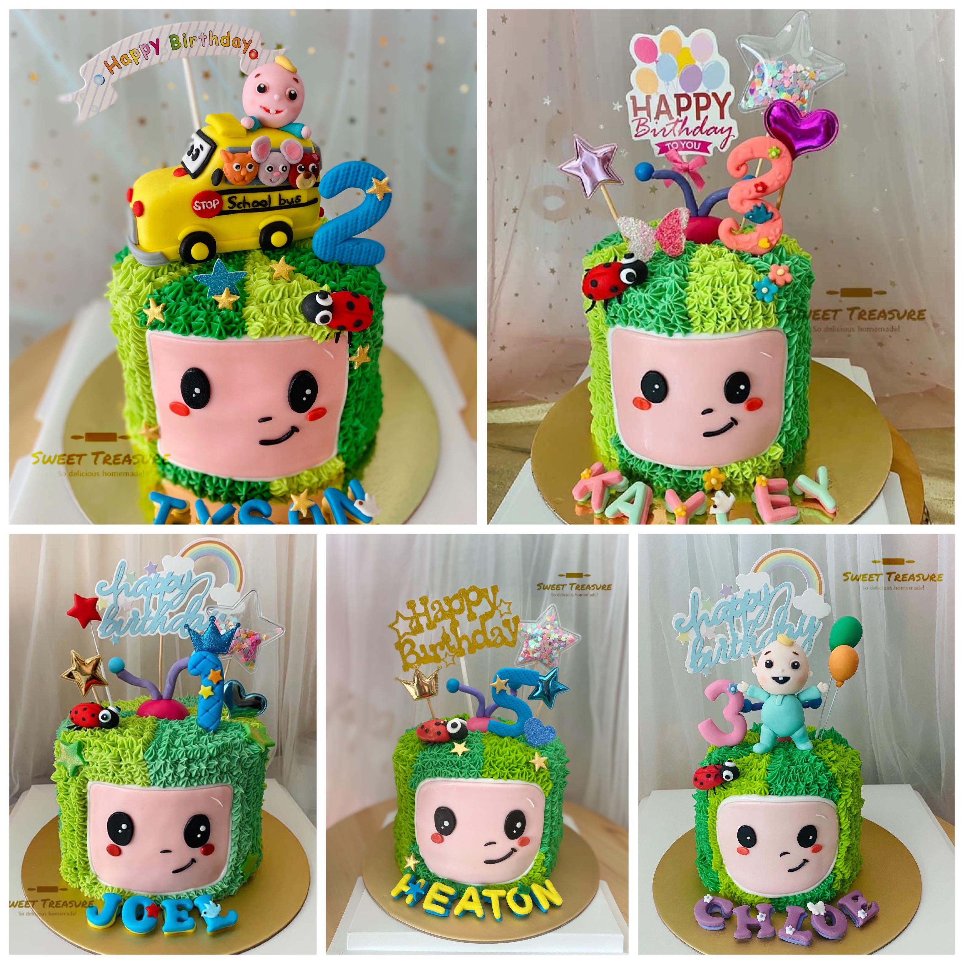 Cute Little Cocomelon Cake Cupcakes Various Sizes Food Drinks Baked Goods On Carousell