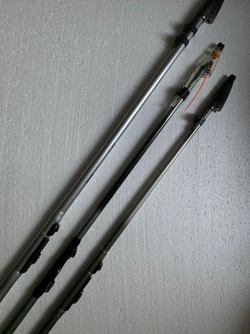 磯竿三支 兩支daiwa 15 5尺8 5尺 石鳳8 5 尺 運動產品 其他運動產品 Carousell