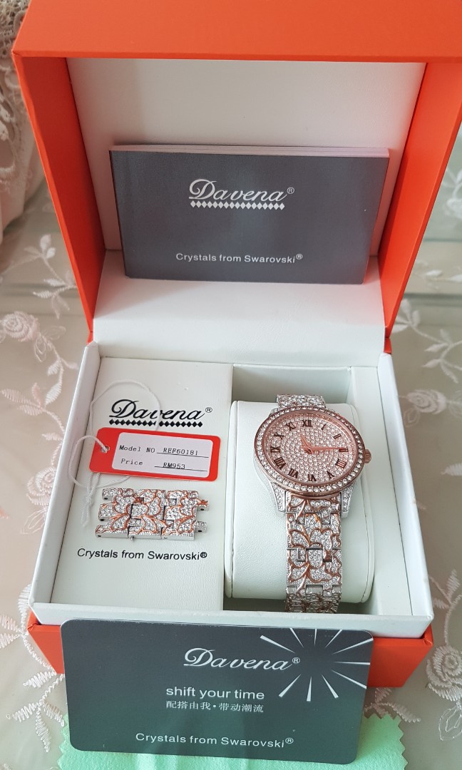 Davena watch sales swarovski