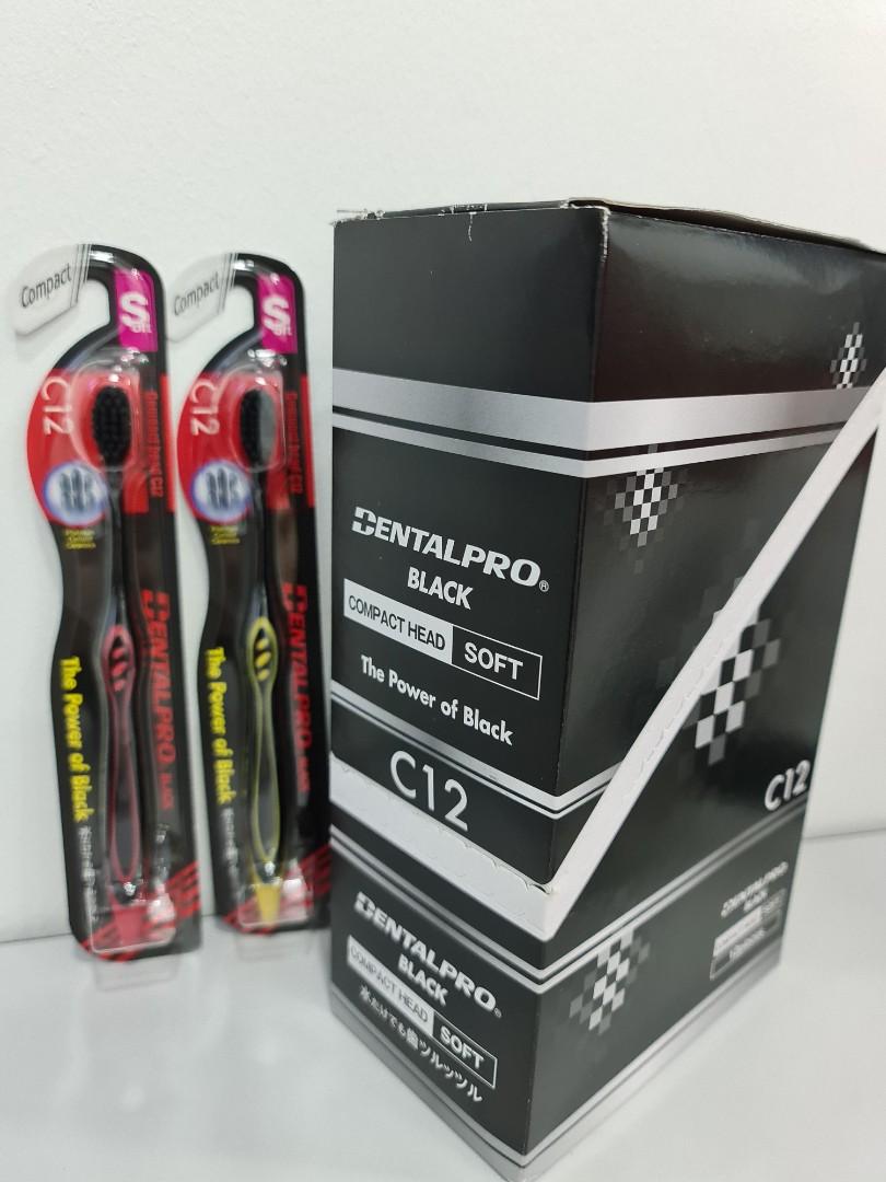 DentalPro Black Compact Head Soft Toothbrush, Everything Else on Carousell