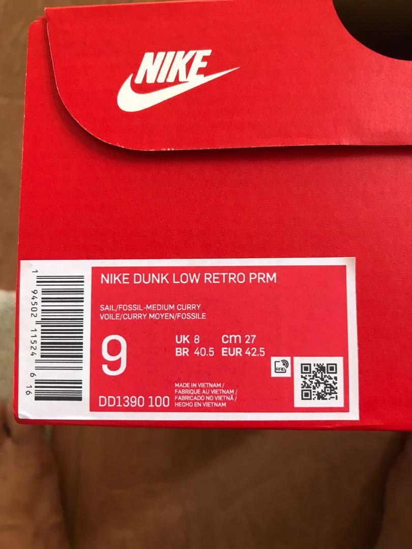 Nike Dunk Low Medium Curry US 9, Men's Fashion, Footwear, Sneakers on  Carousell