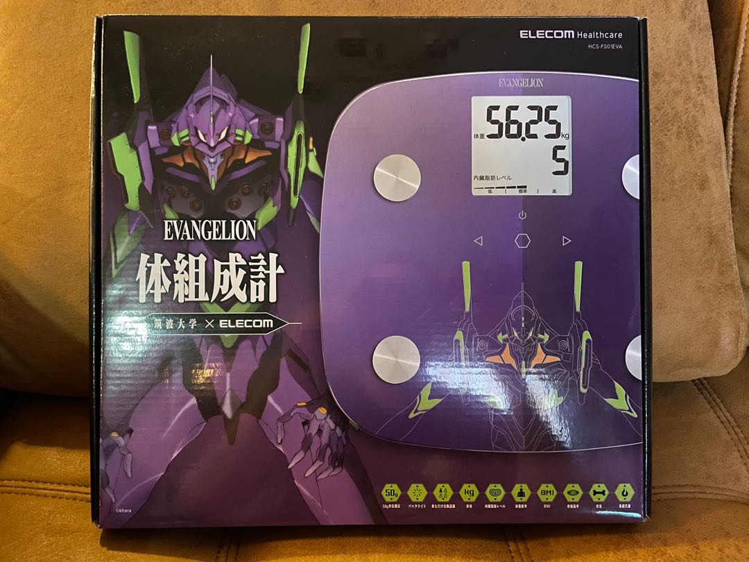 Evangelion x elecom healthcare 體脂磅, 健康及營養食用品, 健康監測