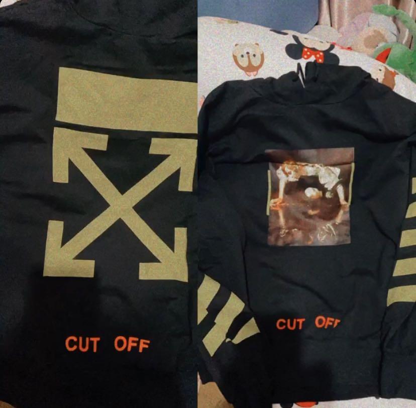 fake off white hoodie, Women's Fashion, Tops, Longsleeves on Carousell