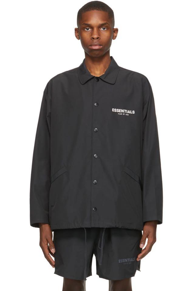 Fear of god essentials souvenir coach jacket Clearance