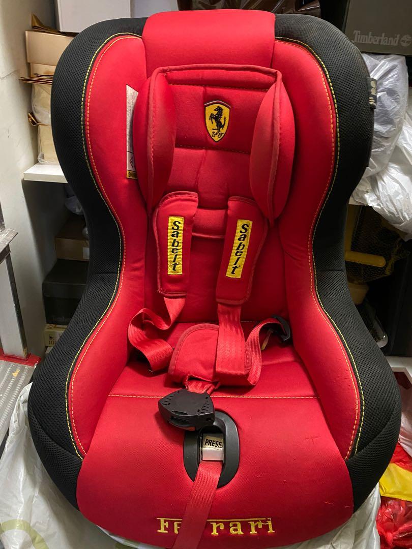 Ferrari Shape Baby Car In Yellow Color With Footrest And Side Protection main image 1