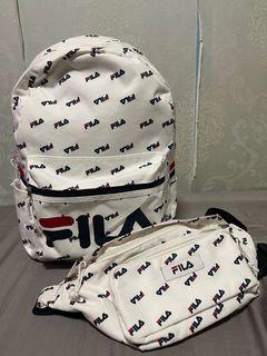Fila White Backpack