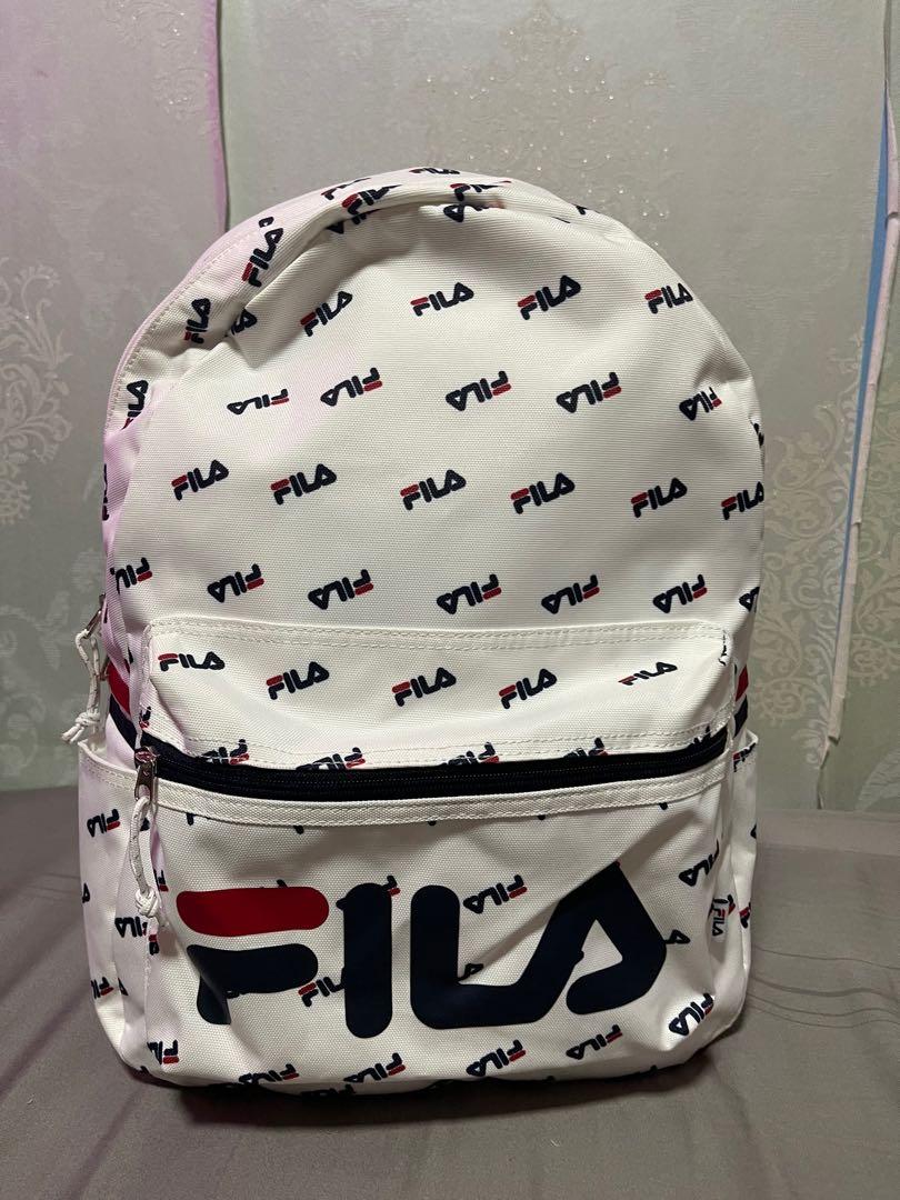 Fila white backpack online