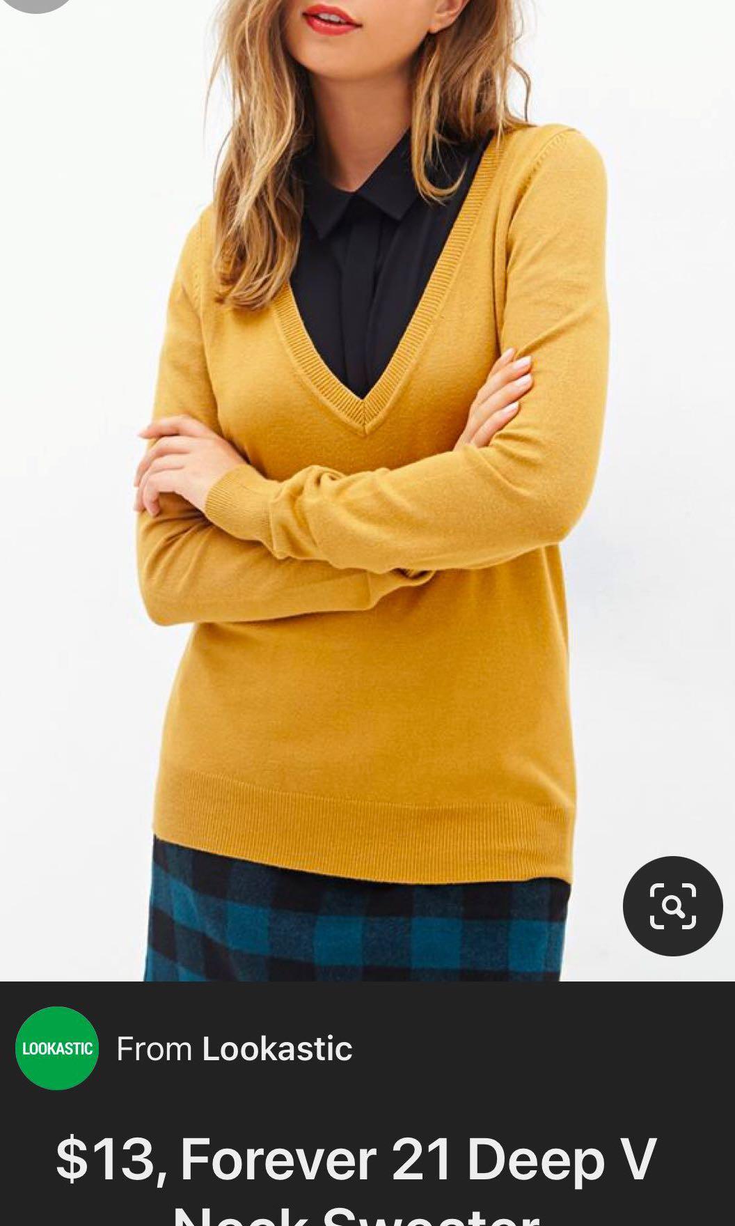 forever 21 v neck long sleeve