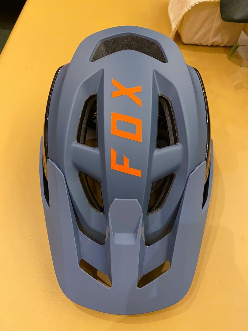 Fox Speedframe Pro Blue Orange MIPS Large Sports Equipment