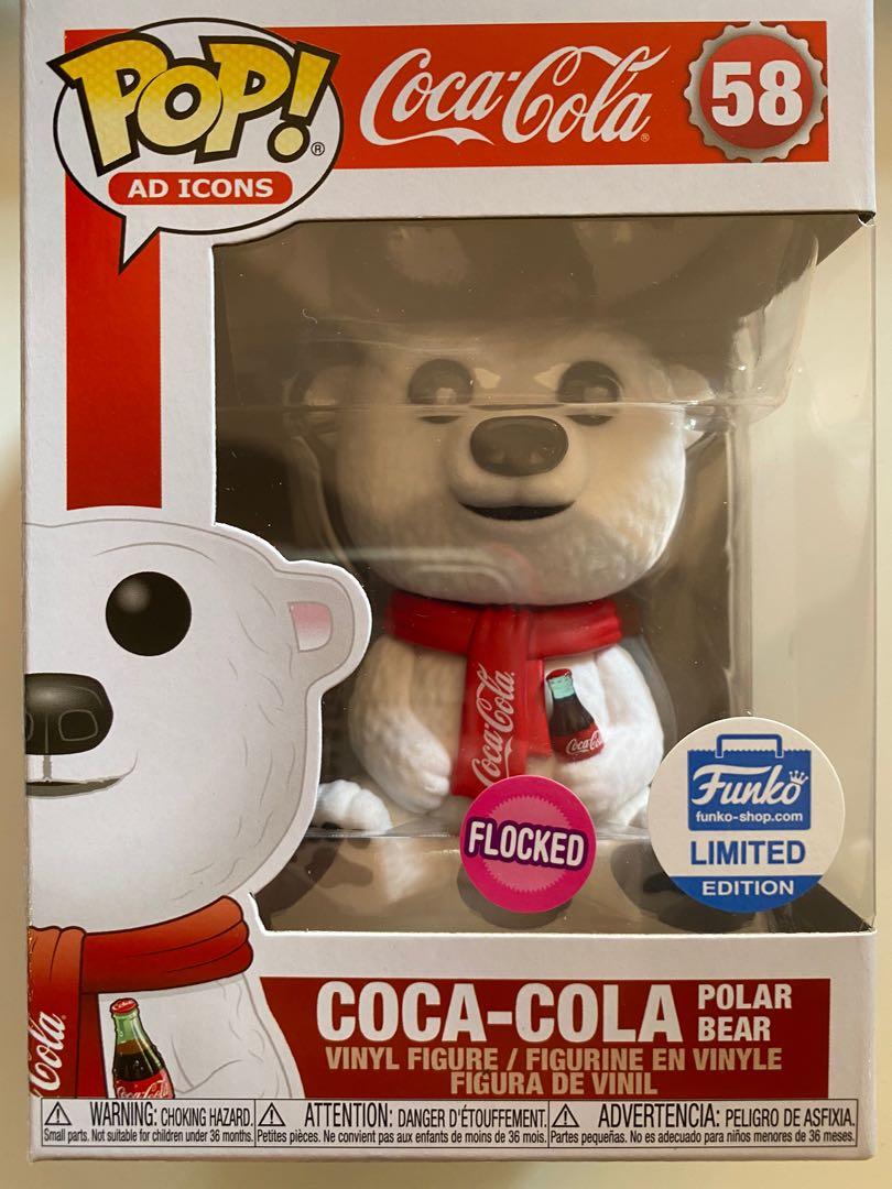 flocked coca cola bear funko pop