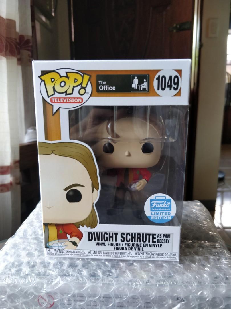dwight schrute as pam beesly funko pop