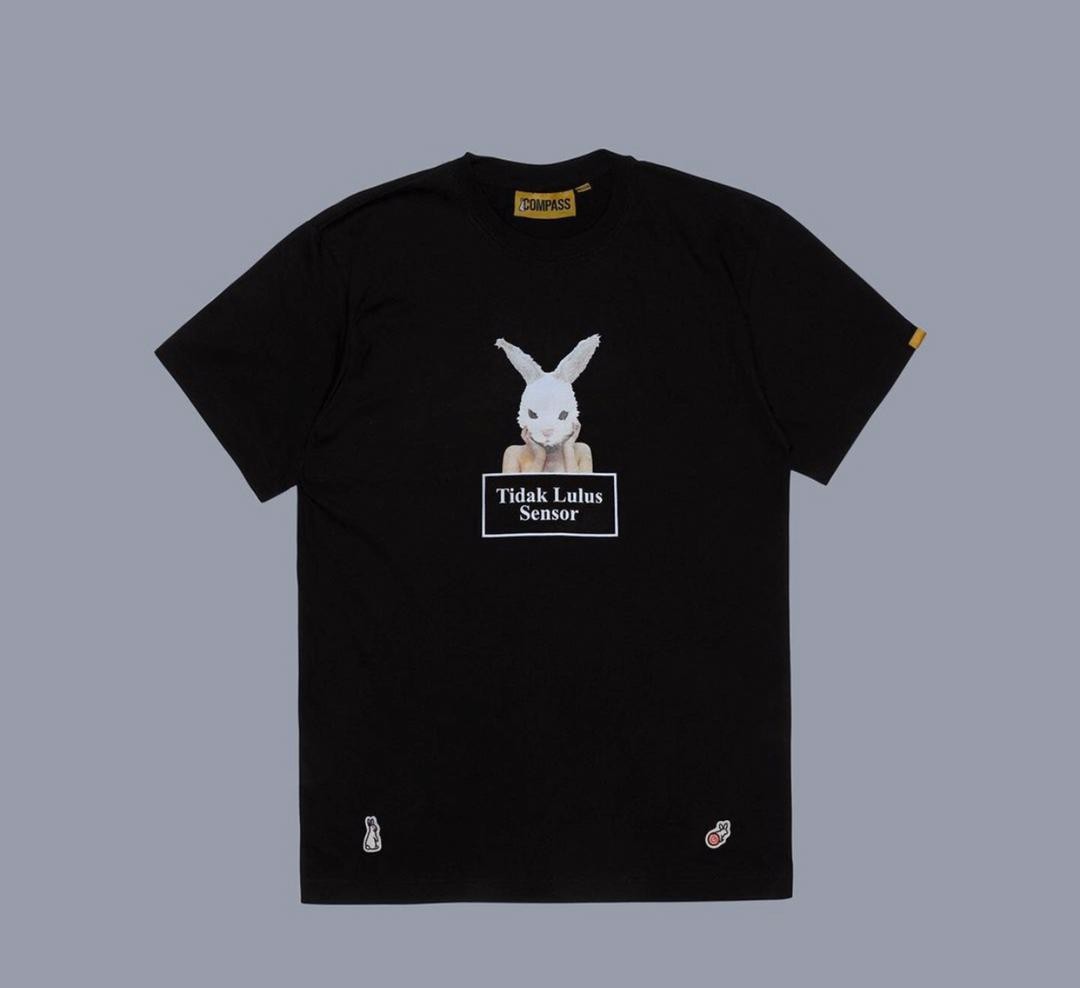 Fxxking Rabbit X Sepatu Compass Men S Fashion Clothes Tops On Carousell