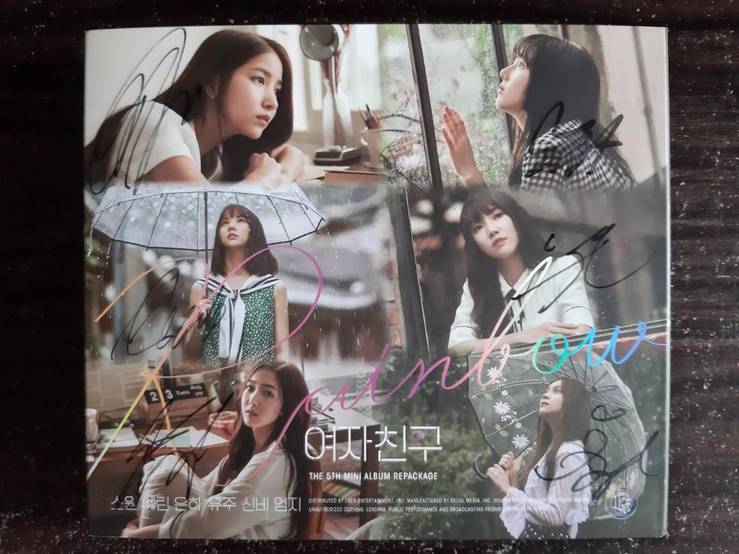 Gfriend Rainbow Signed Album Hobbies Toys Memorabilia Collectibles K Wave On Carousell