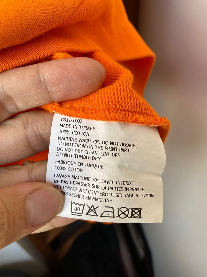 Orange gosha hoodie clearance