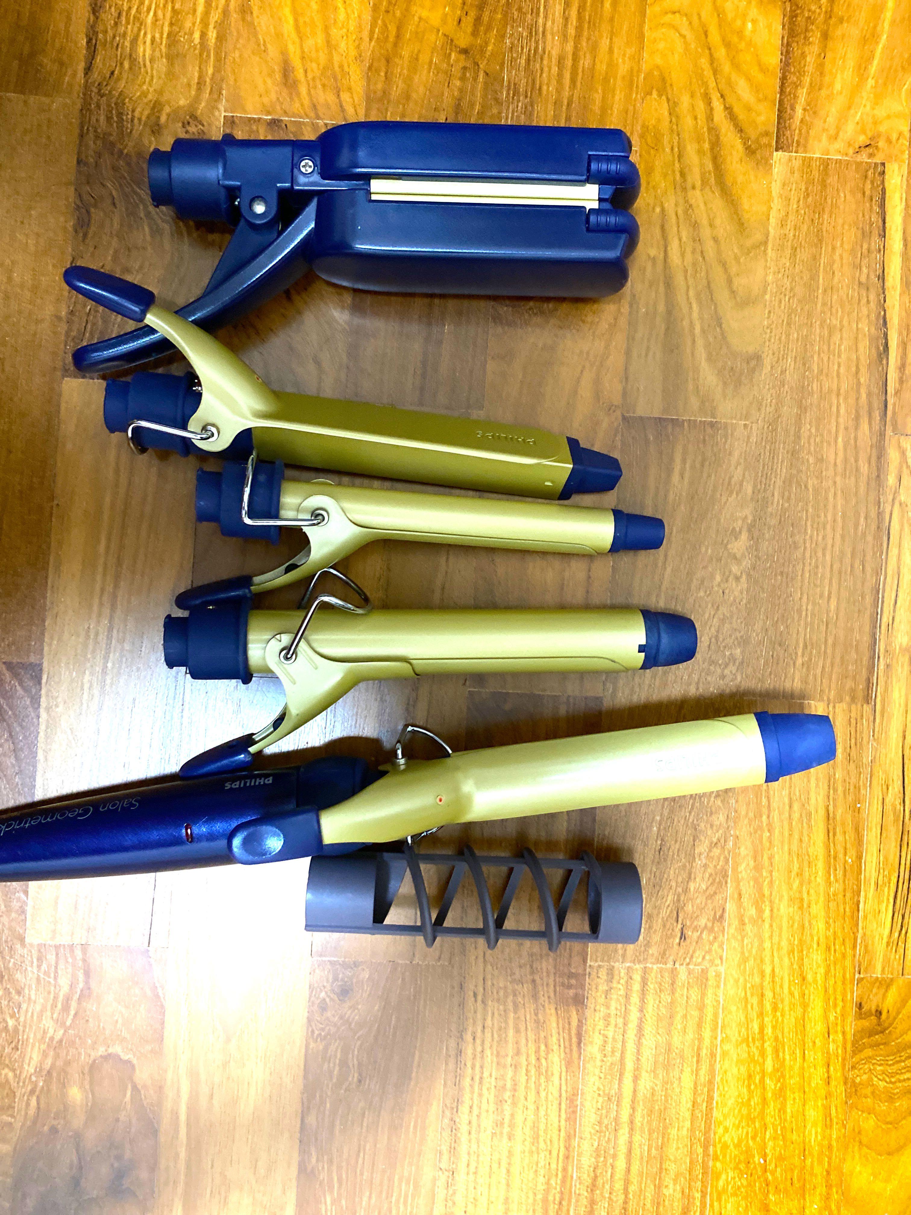 philips hair straightener and curler set